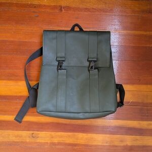 Rains Olive Green Backpack